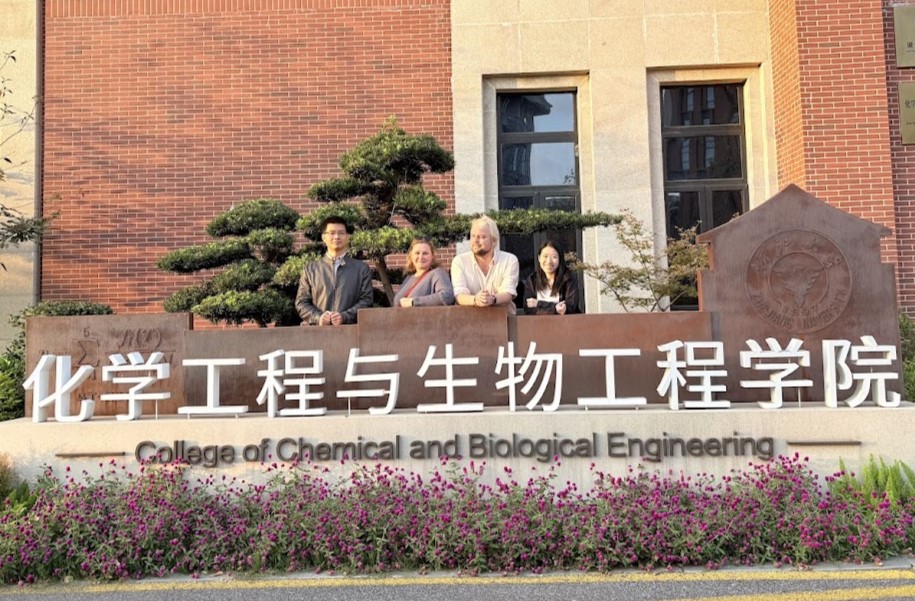 Członkowie BioSoft podczas wizyty na Uniwersytecie Zhejiang